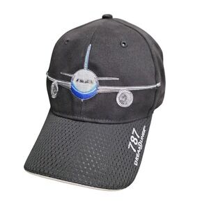 Boeing 787 Deamliner Airplane Embroidered Adjustable Back Cap 07.08.07 Unworn